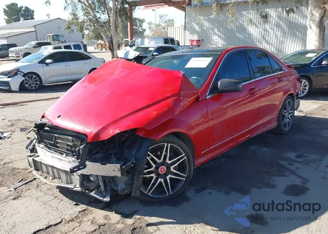 2013 Mercedes-Benz C 250 Sport from USA, damaged, VIN WDDGF4HB4DA863366